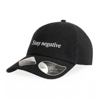 Cappellino Dad hat "Stay negative"